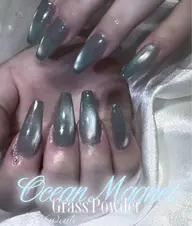 \♡究極のツヤ感を♡/ワンカラー×長さ出し10本120min⏱マグネット/ラメ込 (※)ミラーパウダー等は1本¥100〜