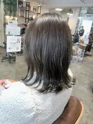 カット、カラー+ケラスターゼTRヘッドスパ