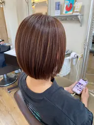 カット+ワンカラー(ショートスタイル、ボブスタイルの方限)