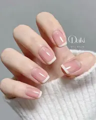 【ハンド】美ラインフレンチ（ベースカラーあり）