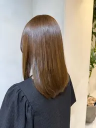 透明感カラー✨️＋髪質改善エクラリティ3STEPトリートメント💓＋ヘアセット！