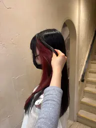 🎀インナーカラー限定✨ブリーチリタッチ+全体カラー