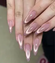 【HAND】マグネット×ラメのダブルフレンチ