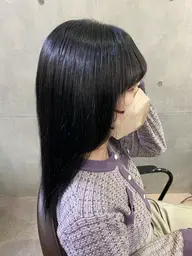 【就活・実習向け暗髪カラー🖤】サラサラ暗髪ヘアに仕上げます💞