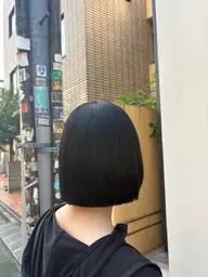 モデル様募集✨髪質改善ストレート×透明感ワンカラー×メンテナンスカット（ぷつっとボブ限定❕）