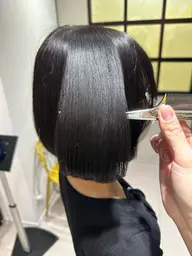 カット+カラー+縮毛矯正+超音波トリートメント