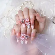 《オフあり》人気No.1【長さだし10本】アート付け放題⭐️150分コース