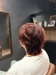 メンズカット+オーガニックヘアカラー+トリートメント