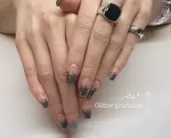 口コミ価格🎀甘皮ケア付き｜オフなし｜ラメグラ￥2,990