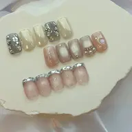 🎀期間限定10種類のデザインから選べる♡ガーリーネイル🎀¥8,900→¥7,900✨【オフ有り
