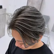 【⛓️バレイヤージュ🩶】メンズカット＋バレイヤージュ(ブリーチ＋カラー)