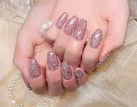 🌸ワンカラー＆ラメ&デザイン 2本まで/初回自爪オフ無料
