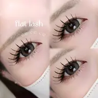 【  𝐟𝐥𝐚𝐭 𝐥𝐚𝐬𝐡  】マツエクモデル🖤
