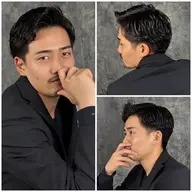 メンズカット+シャンプー+セット