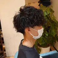 メンズカット+眉カット