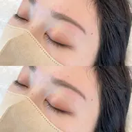 🆓 描き方レクチャー付き🪞眉ワックス脱毛（間引き＋CUT＋保湿ケア＋メイク付き）