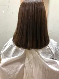 酸性ストレート+シャンプーブロー