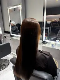 透明感カラー+メンテナンスカット