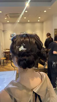 〖ミニモ限定〗似合わせカット+透明感カラー+簡単ヘアセット🩰