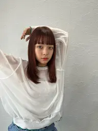 🔹minimo限定クーポン🔹2回目髪質改善PRETOWAカラー+ケアトリートメント