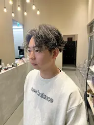 ホワイトメッシュパーマ