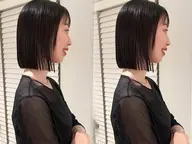 【🎀再来🎀本日限定】切りっぱなしボブ+超高濃度水素カラー+トリートメント