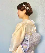 🪷【和装ヘアセット】🪷ご希望の日時を予約リクエスト👘💄訪問着,留袖,小紋,振袖に◎崩れないヘア¥4,400