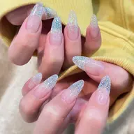 (オフなし) )🎀チップ長さ出しラメグラデーション150分