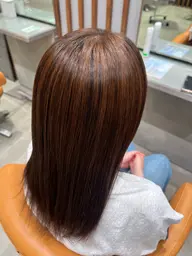 ほんのりメッシュでトーンアップ🫧(ブリーチ剤は使用しません)初カラーの方におすすめ🫶補足説明お読み下さい🙇♀️