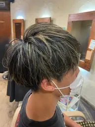 【メンズ限定】カット＋炭酸スパ+アイブロー（眉毛カット）