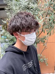男性必見!!メンズカット+パーマ+シャンプー付き