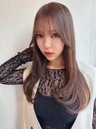【️🫧贅沢ケアカラー️🫧】透明感カラー＋ 2STEPサラツヤトリートメント