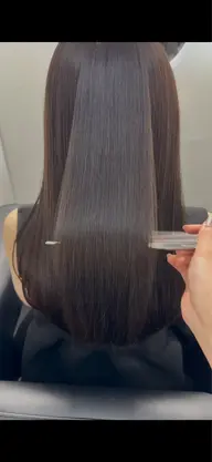 カット×メテオ縮毛矯正×トリートメント