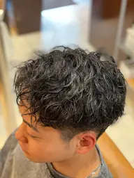 カット+パーマ