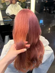 ブリーチ一回のダブルカラー❤️‍🔥➕トリートメント（カットは要相談）
