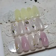【ソフトジェルオフあり】 当店人気No1 定額トレンドデザイン Hand Gel 平日¥6300/土日祝¥6800