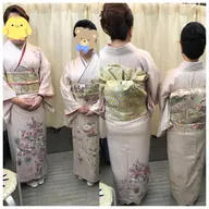 お持ち込み訪問着着付け お太鼓結び＆ヘアセット【早朝深夜料金あり】