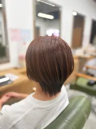 カット✂️+カラー+3step tr 🩵