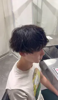 【スタイリング苦手な方必見🔥】メンズカット+無造作パーマ