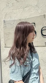 【ペア🈹お友達とのご来店👭】カラー🌈+トリートメント✨¥3850(ロング料金+¥1100)