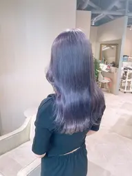 💜紫カラー(全体)💜バイオレット、パープル、ラベンダー、紫系カラー ブリーチなしカラー
