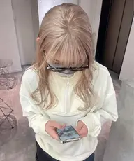 【ミニモ限定🎀】ブリーチ（リタッチ）＋カラー＋トリートメント（ケアブリーチ）🫧
