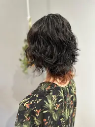 カット+ダメージレスパーマ+ケアトリートメント