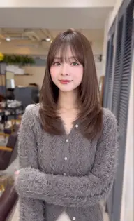 【土曜日限定】小顔骨格補正レイヤーカット×高濃度補修成分配合4stepトリートメント✨🌙