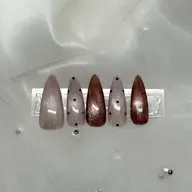 長さ出し10本【ドット✖️マグネット💅サンプルG】コース