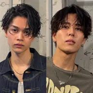 【メンズパーマ🔥残り3名様限定🔥顔出し動画撮影OK】骨格矯正カット+パーマは来店してからご相談✨+トリートメント