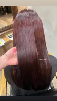 🎀U30限定🎀 暖色カラー❤️ワンカラー＋シャンプーブロー