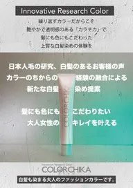 【カラーのちからオリジナル】プレミアム白髪染め【リタッチ2cm迄】¥4070