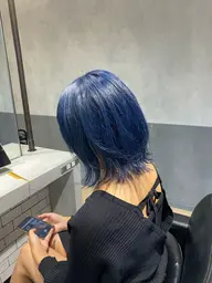 🐬ブリーチ毛にもかけられる!縮毛矯正 カット➕カラー➕酸性ストレート➕最高級オリジナル高濃度処理