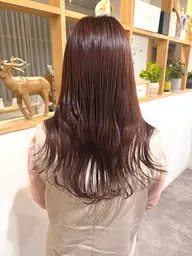 〘 大人気クーポン!🍒〙艶カラー+髪質改善TR✨️マッサージ付き💆🏻♀️🛁